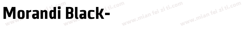 Morandi Black字体转换